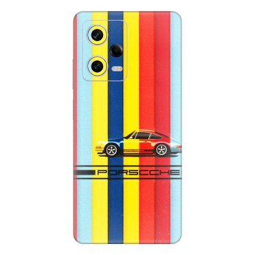 Xiaomi Redmi Phone Skins (All Models) - Multicolour Porche - 3D Embossed Finish (L-39) Redmi Note 12 Pro 5G