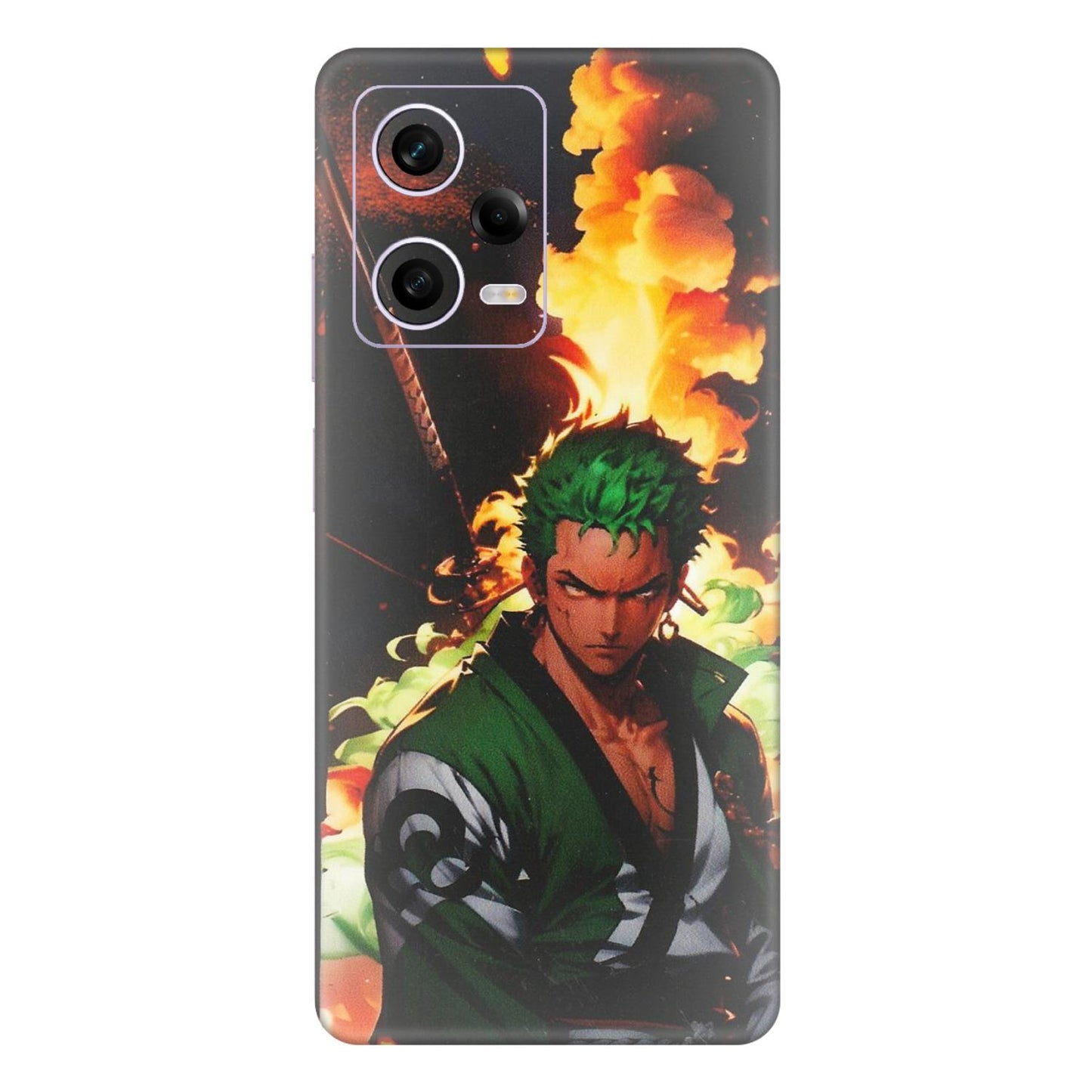 Xiaomi Redmi Phone Skins (All Models) - Roronoa Zoro - Matte Finish (M-102) Redmi Note 12 Pro 5G