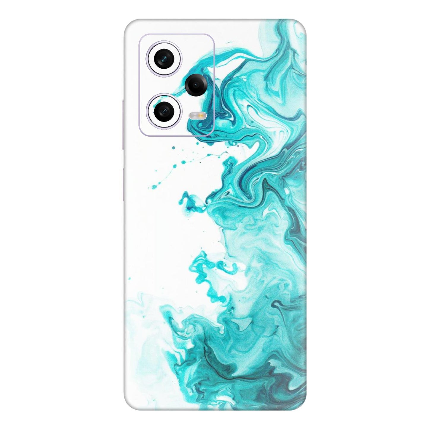 Xiaomi Redmi Phone Skins (All Models) - Sky Blue Abstract Colour - Matte Finish (M-146) Redmi Note 12 Pro 5G