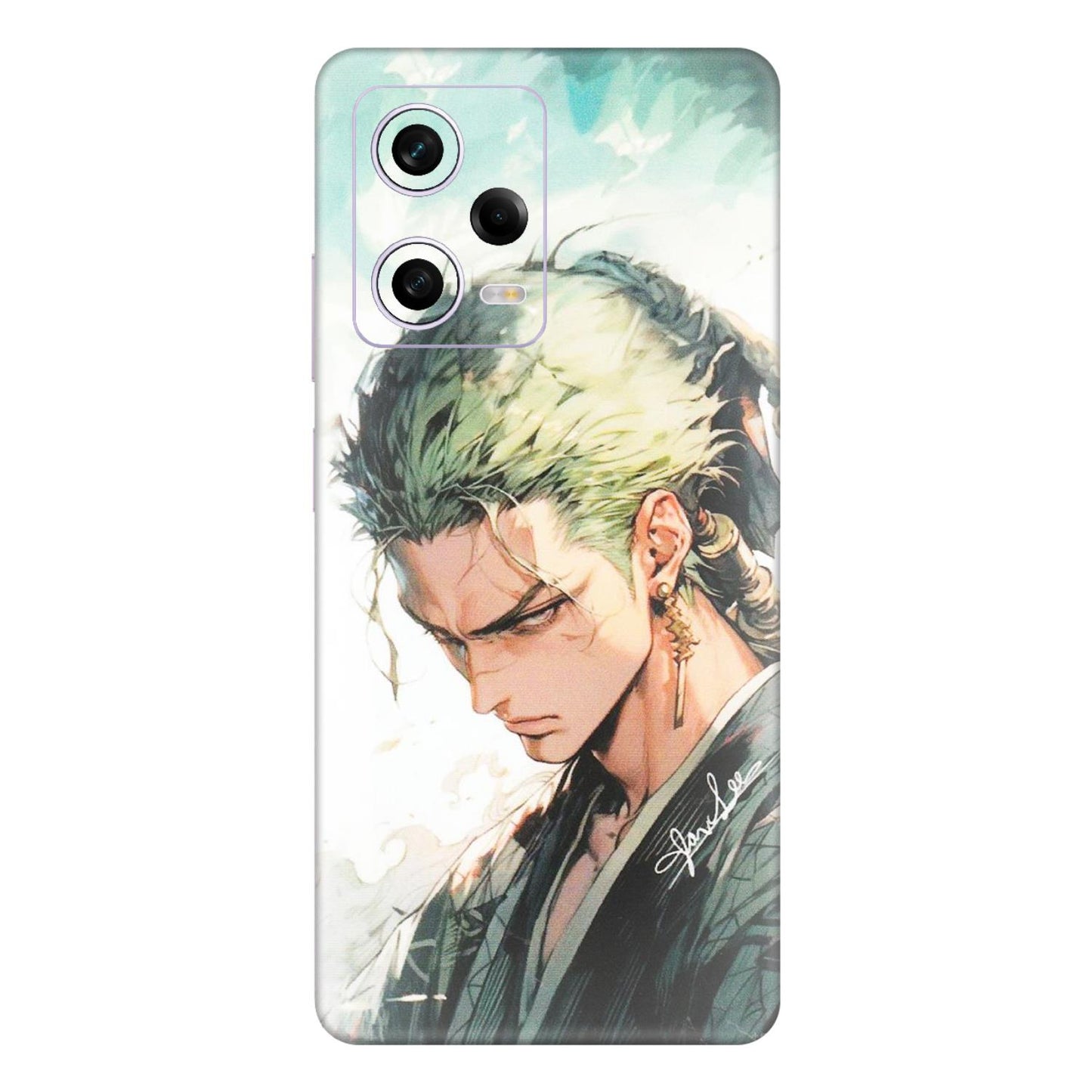Xiaomi Redmi Phone Skins (All Models) - Pirate Hunter One Piece Anime - Matte Finish (M-157) Redmi Note 12 Pro 5G