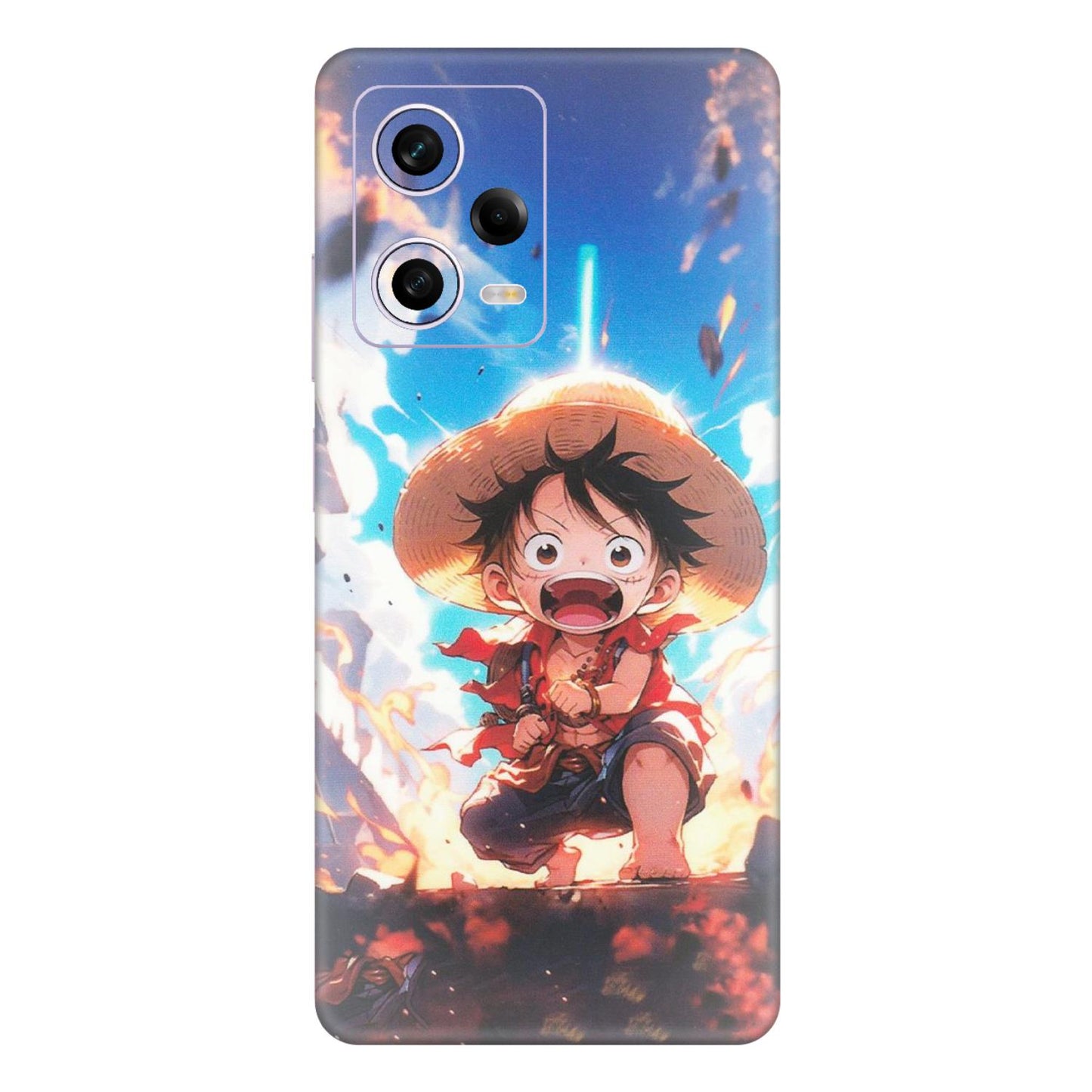 Xiaomi Redmi Phone Skins (All Models) - Toon One Piece Cute Character - Matte Finish (M-35) Redmi Note 12 Pro 5G