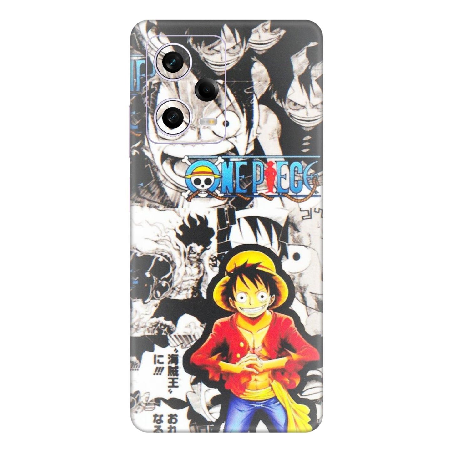 Xiaomi Redmi Phone Skins (All Models) - One Piece B&W - Matte Finish (M-63) Redmi Note 12 Pro 5G