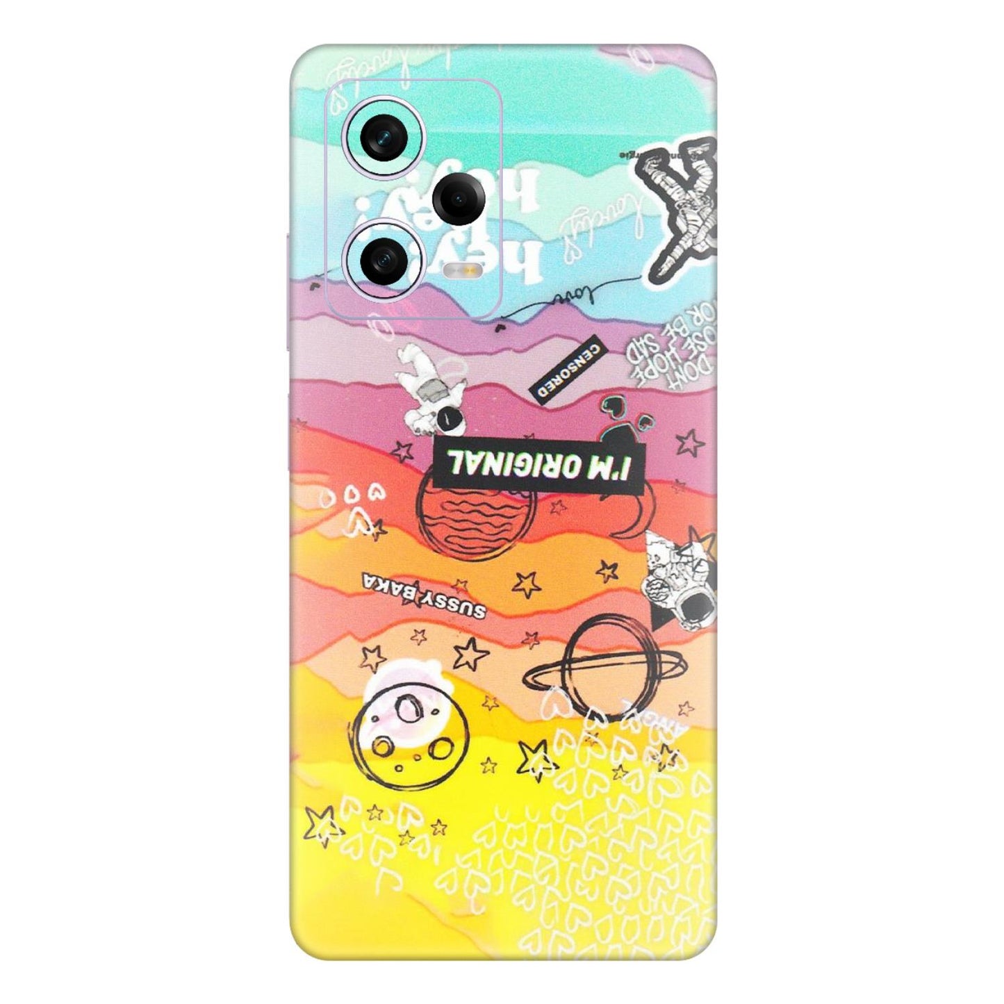 Xiaomi Redmi Phone Skins (All Models) - The Original Astronaut - Matte Finish (M-79) Redmi Note 12 Pro 5G