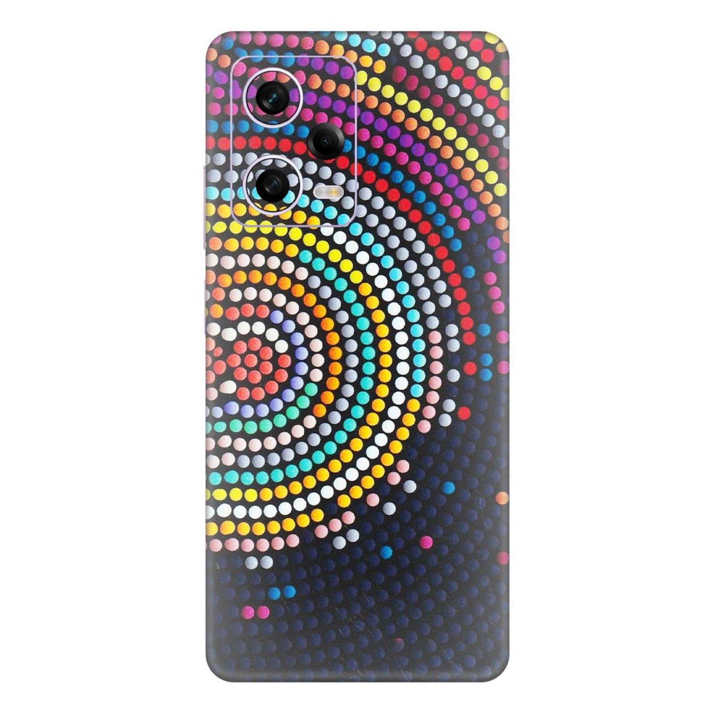 Xiaomi Redmi Phone Skins (All Models) - Rainbow Dot Mandala - Matte Finish (M-97) Redmi Note 12 Pro 5G