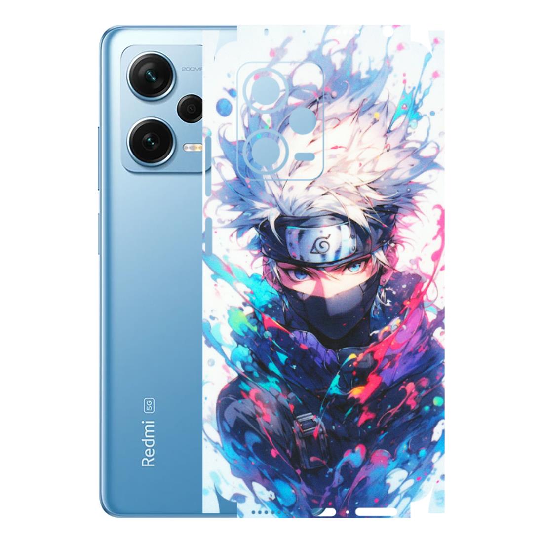 Xiaomi Redmi Phone Skins (All Models) - Naruto Face Mask - Matte Finish (M-03) Redmi Note 12 Pro Plus 5G