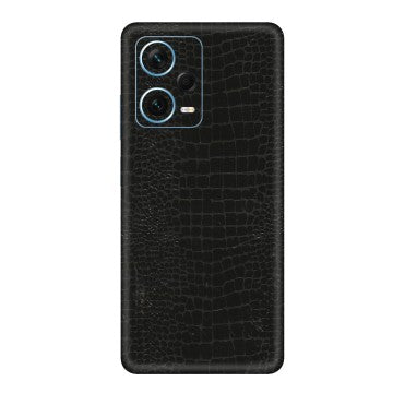 Xiaomi Redmi Phone Skins (All Models) - Snake Leather Black - 3D Embossed Finish (L-107) Redmi Note 12 Pro Plus 5G