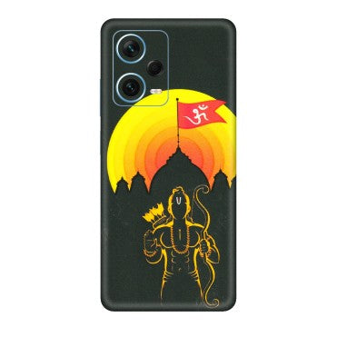 Xiaomi Redmi Phone Skins (All Models) - Lord Ram - 3D Embossed Finish (L-132) Redmi Note 12 Pro Plus 5G