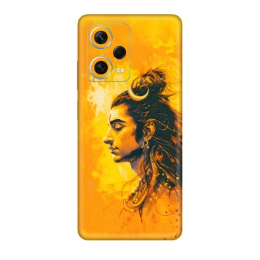 Xiaomi Redmi Phone Skins (All Models) - Shiv Shakti - 3D Embossed Finish (L-14) Redmi Note 12 Pro Plus 5G