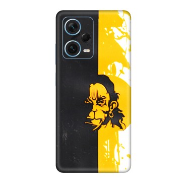 Xiaomi Redmi Phone Skins (All Models) - Bajrangbali - 3D Embossed Finish (L-151) Redmi Note 12 Pro Plus 5G