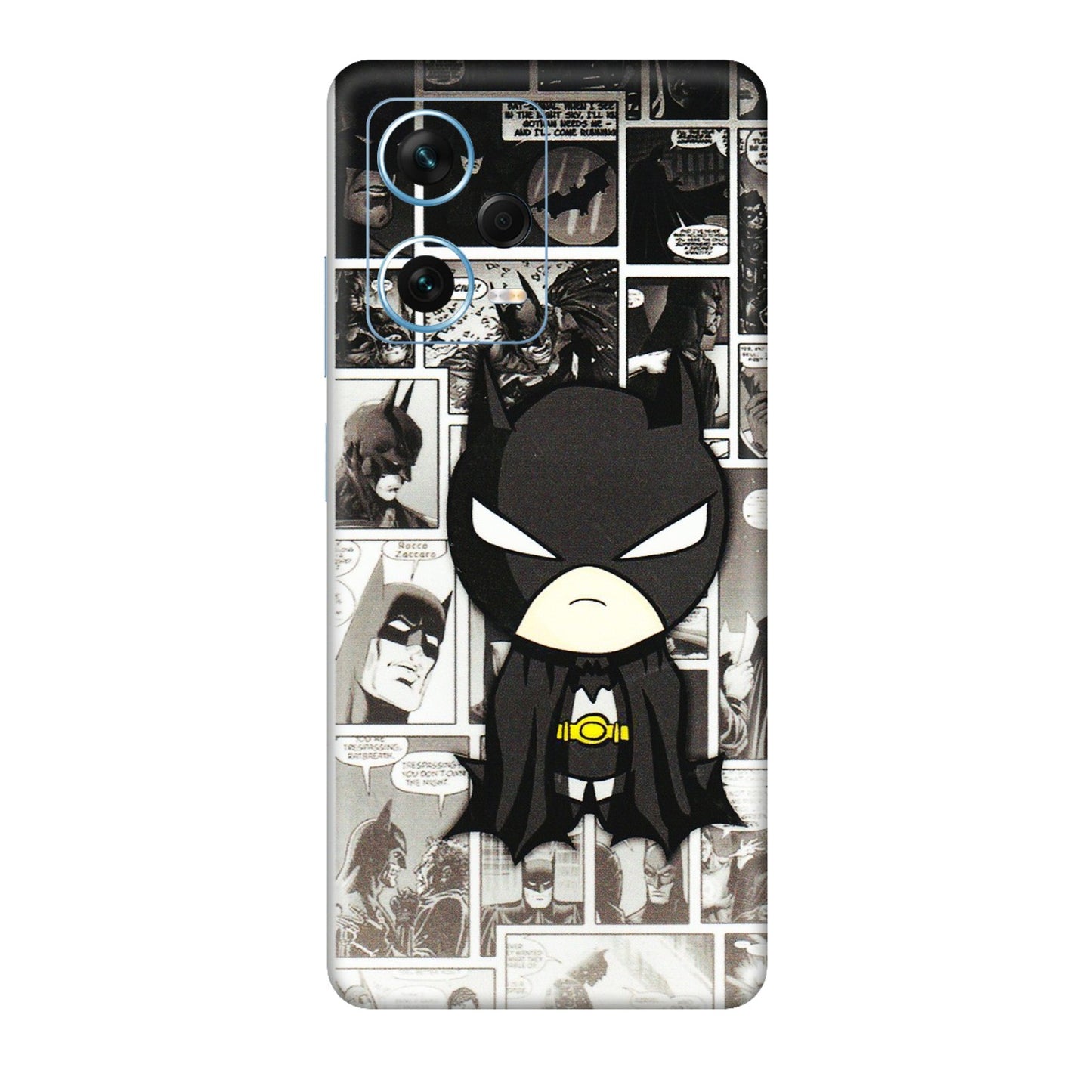 Xiaomi Redmi Phone Skins (All Models) - Toon Batman - 3D Embossed Finish (L-182) Redmi Note 12 Pro Plus 5G