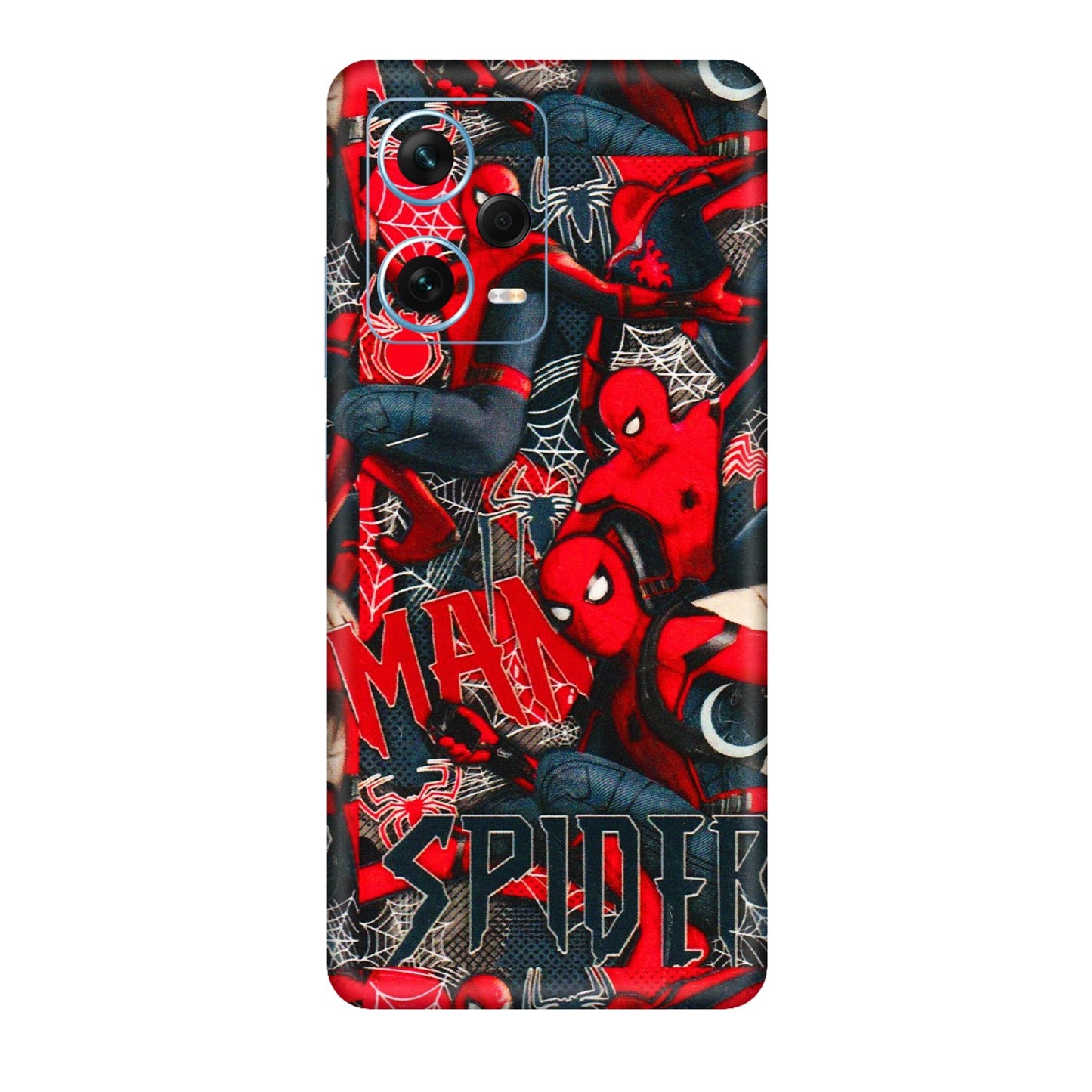 Xiaomi Redmi Phone Skins (All Models) - SpiderMan Cool - 3D Embossed Finish (L-188) Redmi Note 12 Pro Plus 5G