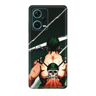 Xiaomi Redmi Phone Skins (All Models) - Zoro Anime - 3D Embossed Finish (L-23) Redmi Note 12 Pro Plus 5G