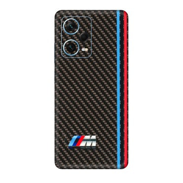 Xiaomi Redmi Phone Skins (All Models) - BM Carbon Fiber Feels - 3D Embossed Finish (L-38) Redmi Note 12 Pro Plus 5G