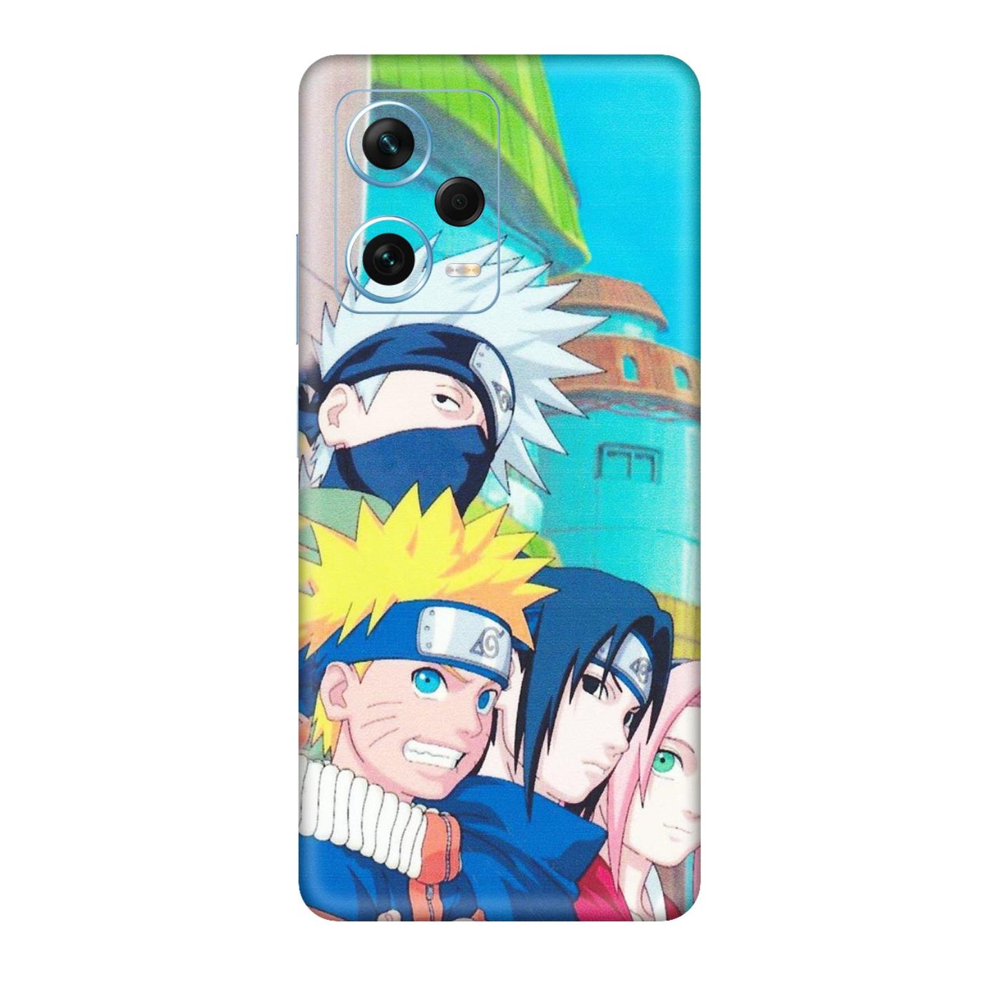 Xiaomi Redmi Phone Skins (All Models) - Team Minato And Kakashi - Matte Finish (M-101) Redmi Note 12 Pro Plus 5G