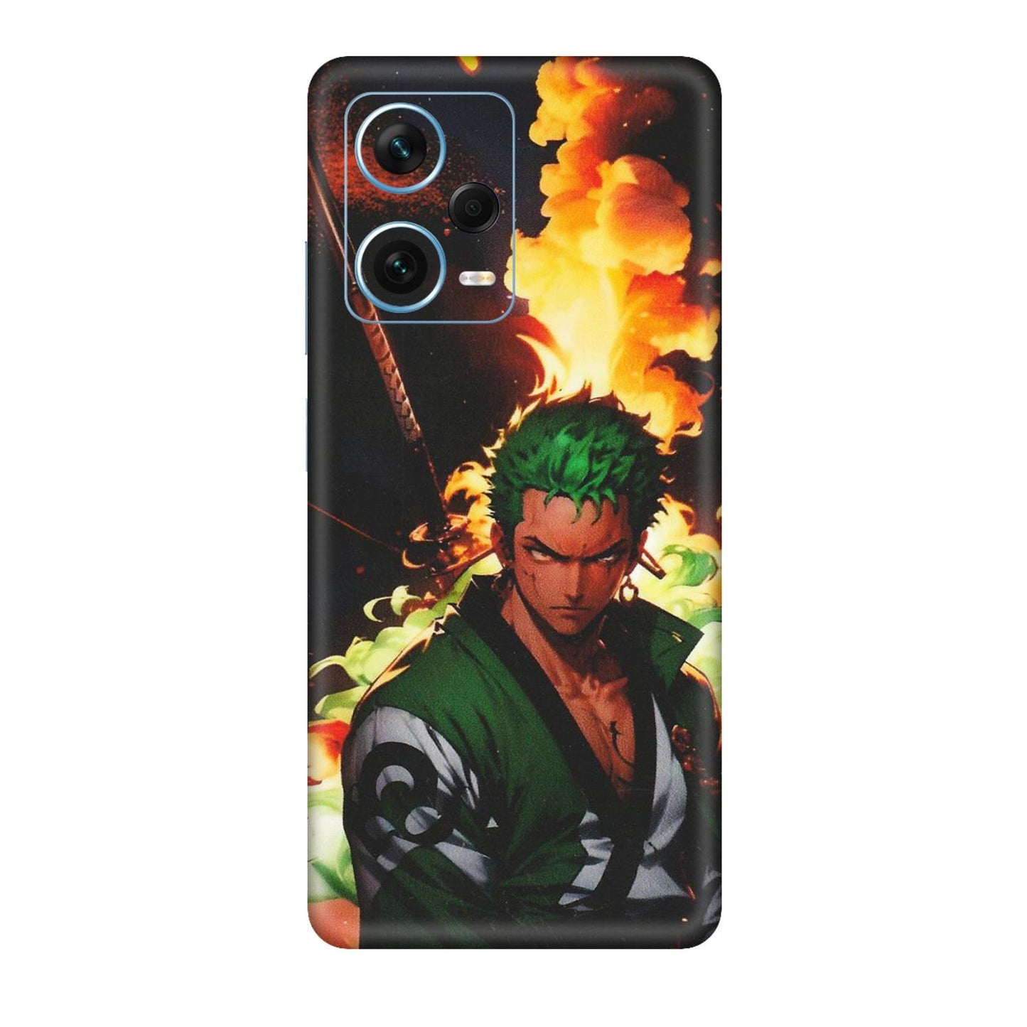 Xiaomi Redmi Phone Skins (All Models) - Roronoa Zoro - Matte Finish (M-102) Redmi Note 12 Pro Plus 5G