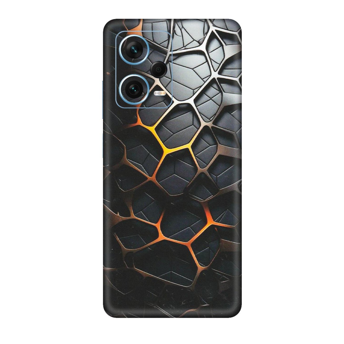 Xiaomi Redmi Phone Skins (All Models) - New Abstract Graphite Tiles - Matte Finish (M-130) Redmi Note 12 Pro Plus 5G