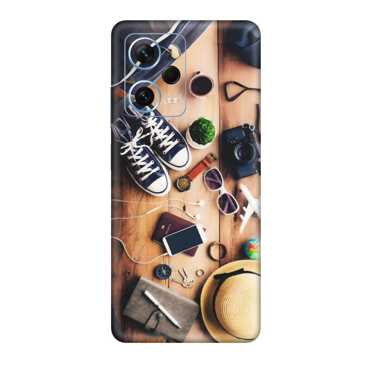 Xiaomi Redmi Phone Skins (All Models) - Travel Wanderlust - Matte Finish (M-133) Redmi Note 12 Pro Plus 5G