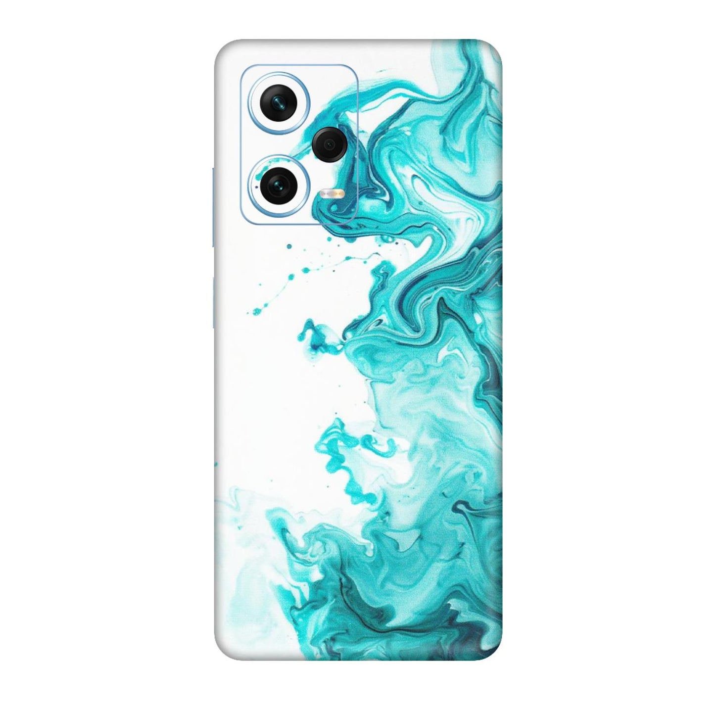 Xiaomi Redmi Phone Skins (All Models) - Sky Blue Abstract Colour - Matte Finish (M-146) Redmi Note 12 Pro Plus 5G