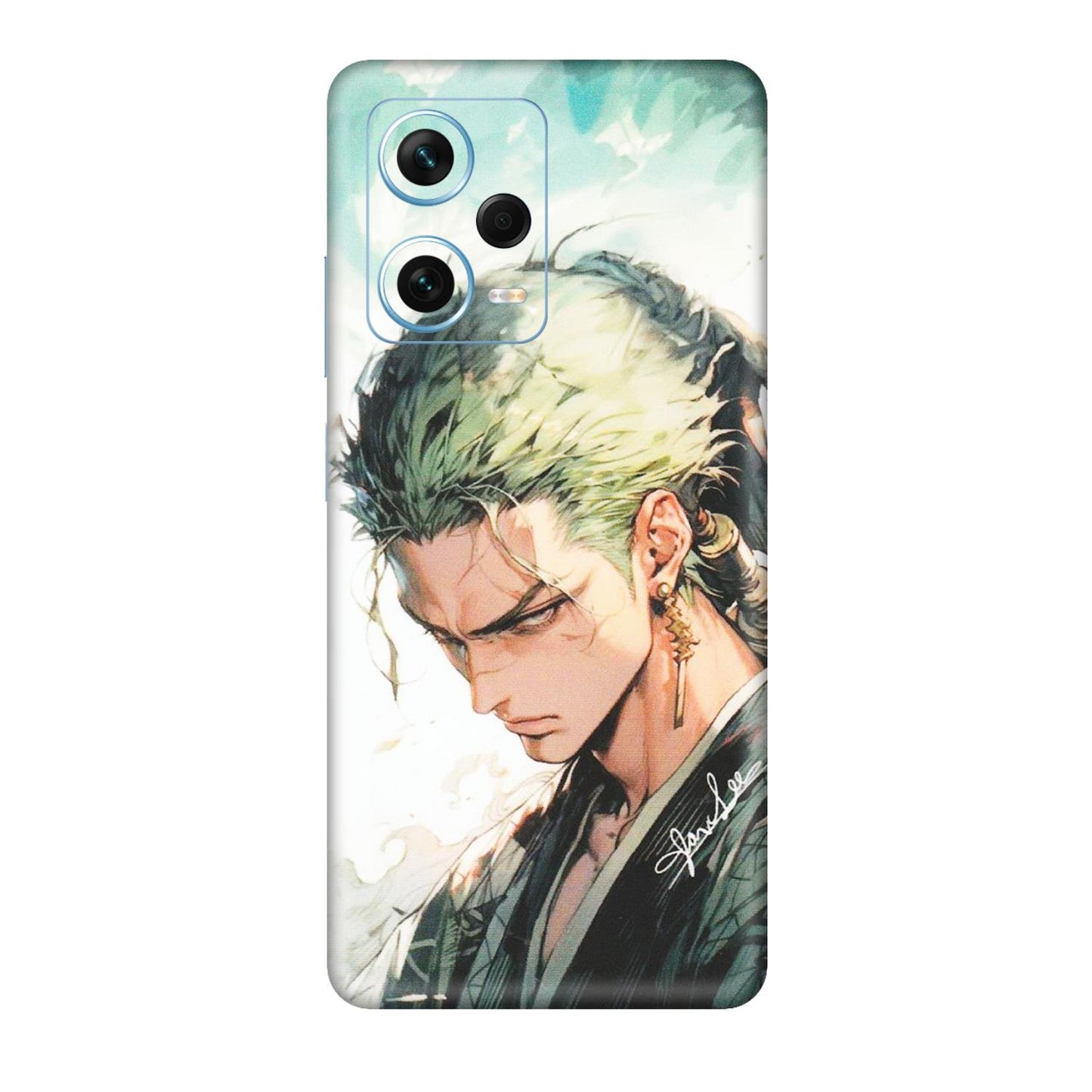 Xiaomi Redmi Phone Skins (All Models) - Pirate Hunter One Piece Anime - Matte Finish (M-157) Redmi Note 12 Pro Plus 5G