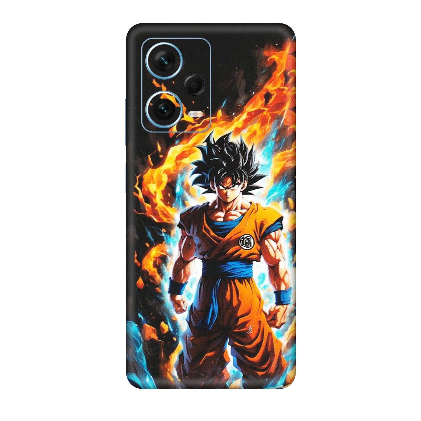 Xiaomi Redmi Phone Skins (All Models) - Goku Transformation Anime - Matte Finish (M-159) Redmi Note 12 Pro Plus 5G