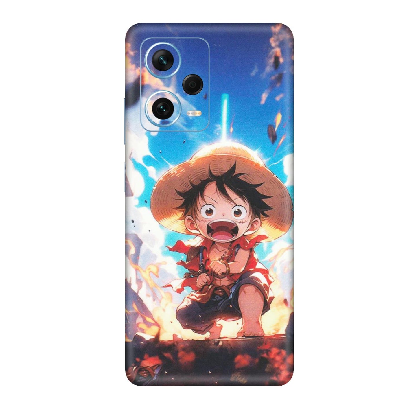 Xiaomi Redmi Phone Skins (All Models) - Toon One Piece Cute Character - Matte Finish (M-35) Redmi Note 12 Pro Plus 5G