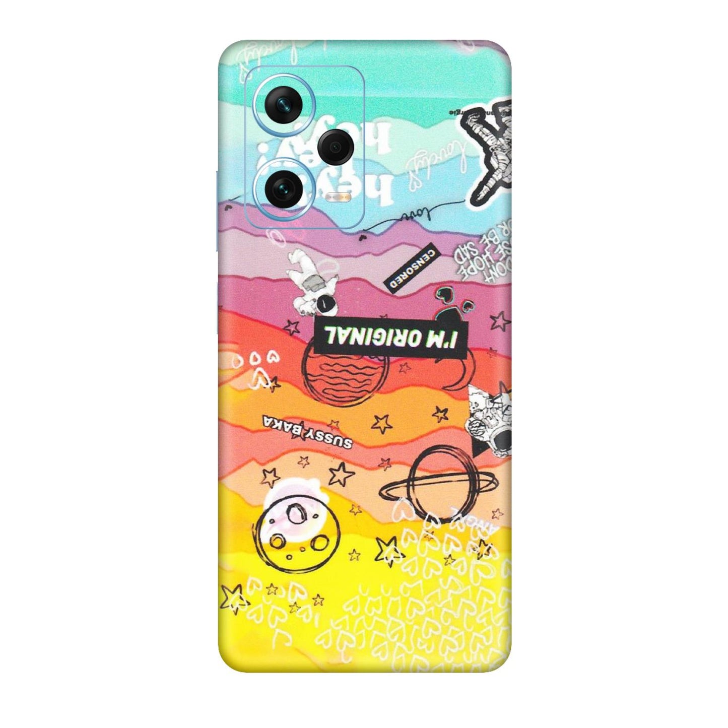 Xiaomi Redmi Phone Skins (All Models) - The Original Astronaut - Matte Finish (M-79) Redmi Note 12 Pro Plus 5G