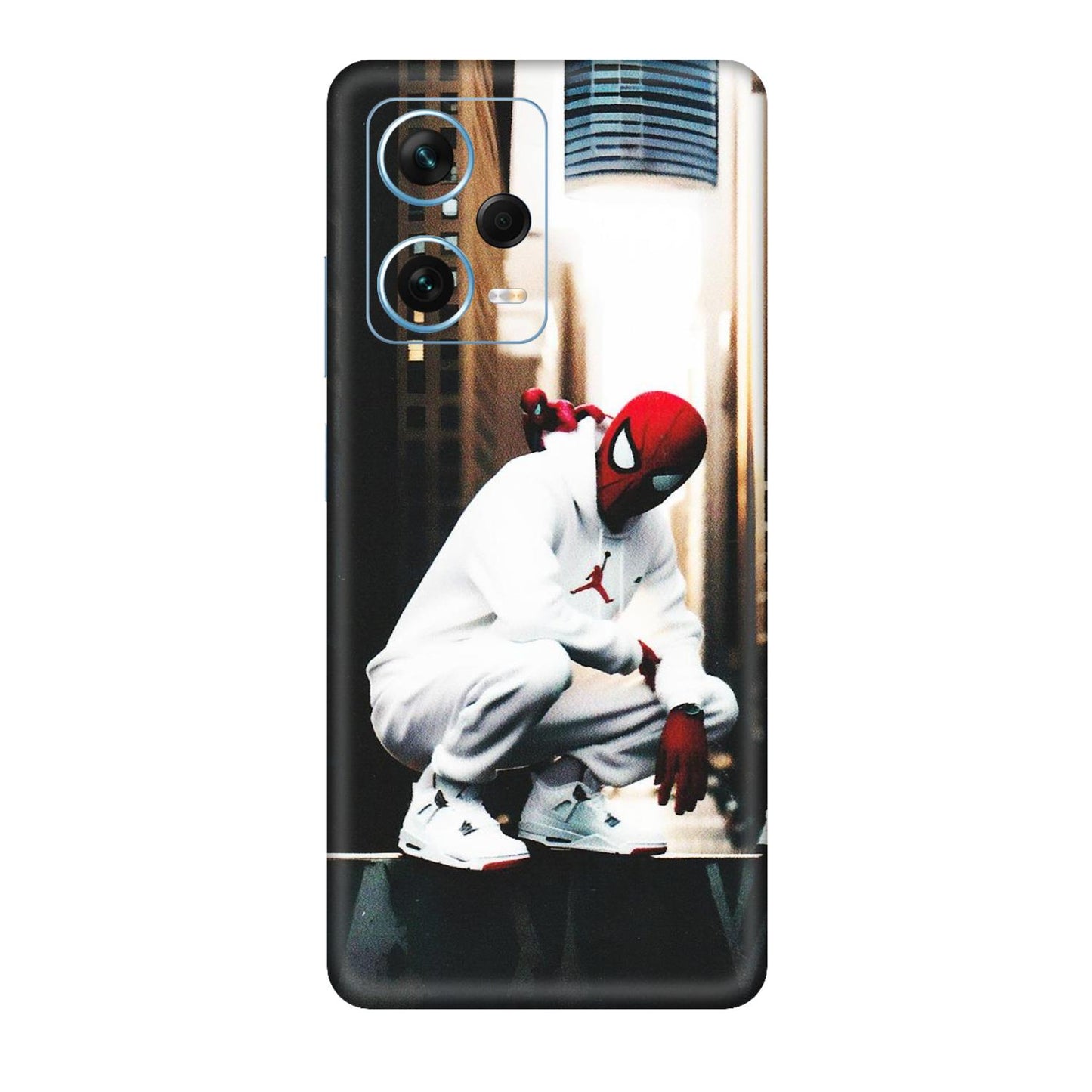 Xiaomi Redmi Phone Skins (All Models) - Sportsman Spider Man - Matte Finish (M-94) Redmi Note 12 Pro Plus 5G