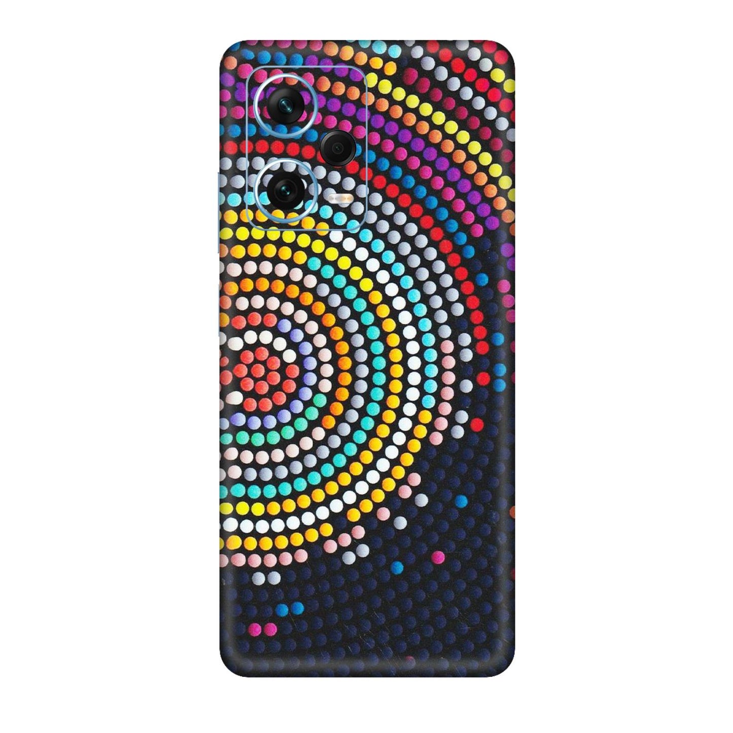 Xiaomi Redmi Phone Skins (All Models) - Rainbow Dot Mandala - Matte Finish (M-97) Redmi Note 12 Pro Plus 5G