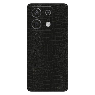 Xiaomi Redmi Phone Skins (All Models) - Snake Leather Black - 3D Embossed Finish (L-107) Redmi Note 13 5G