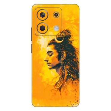 Xiaomi Redmi Phone Skins (All Models) - Shiv Shakti - 3D Embossed Finish (L-14) Redmi Note 13 5G