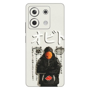 Xiaomi Redmi Phone Skins (All Models) - Obito Anime Eye - 3D Embossed Finish (L-19) Redmi Note 13 5G