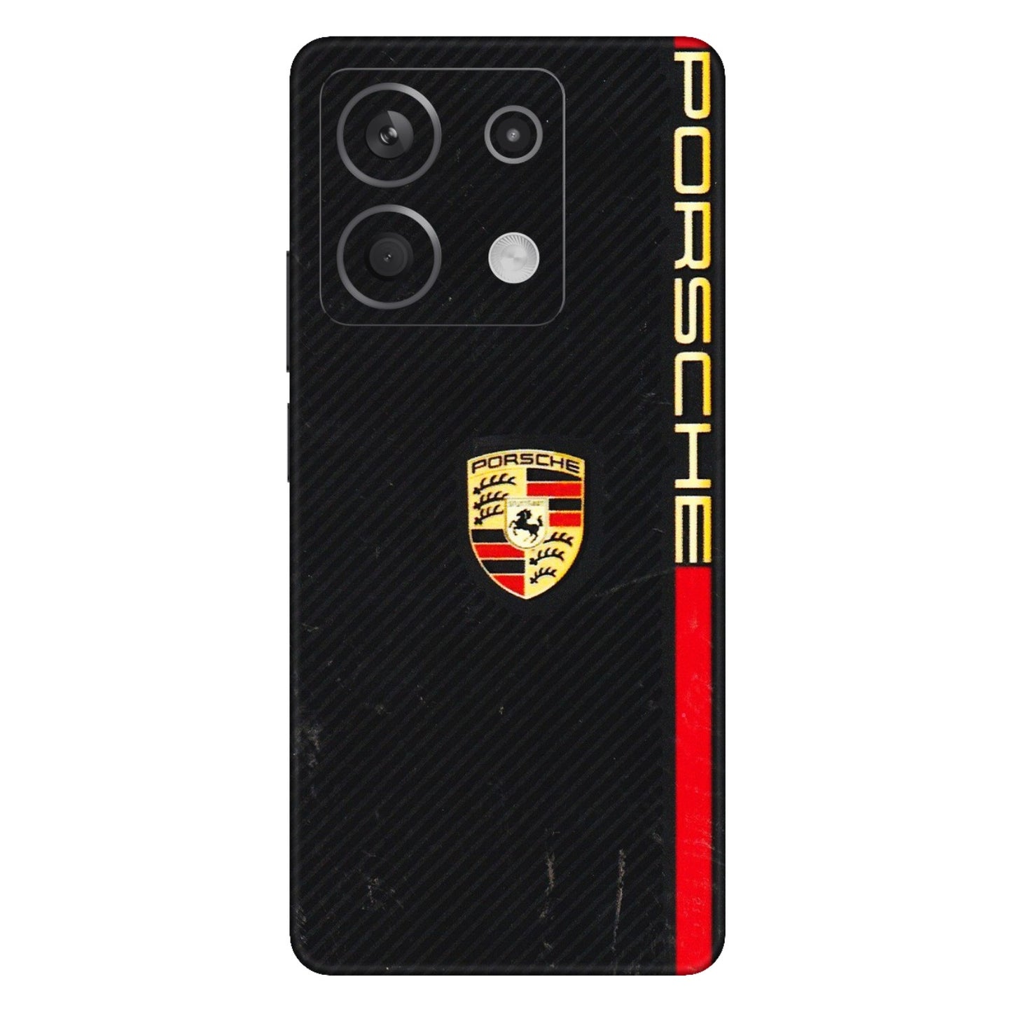 Xiaomi Redmi Phone Skins (All Models) - Premium Porsche - 3D Embossed Finish (L-225) Redmi Note 13 5G