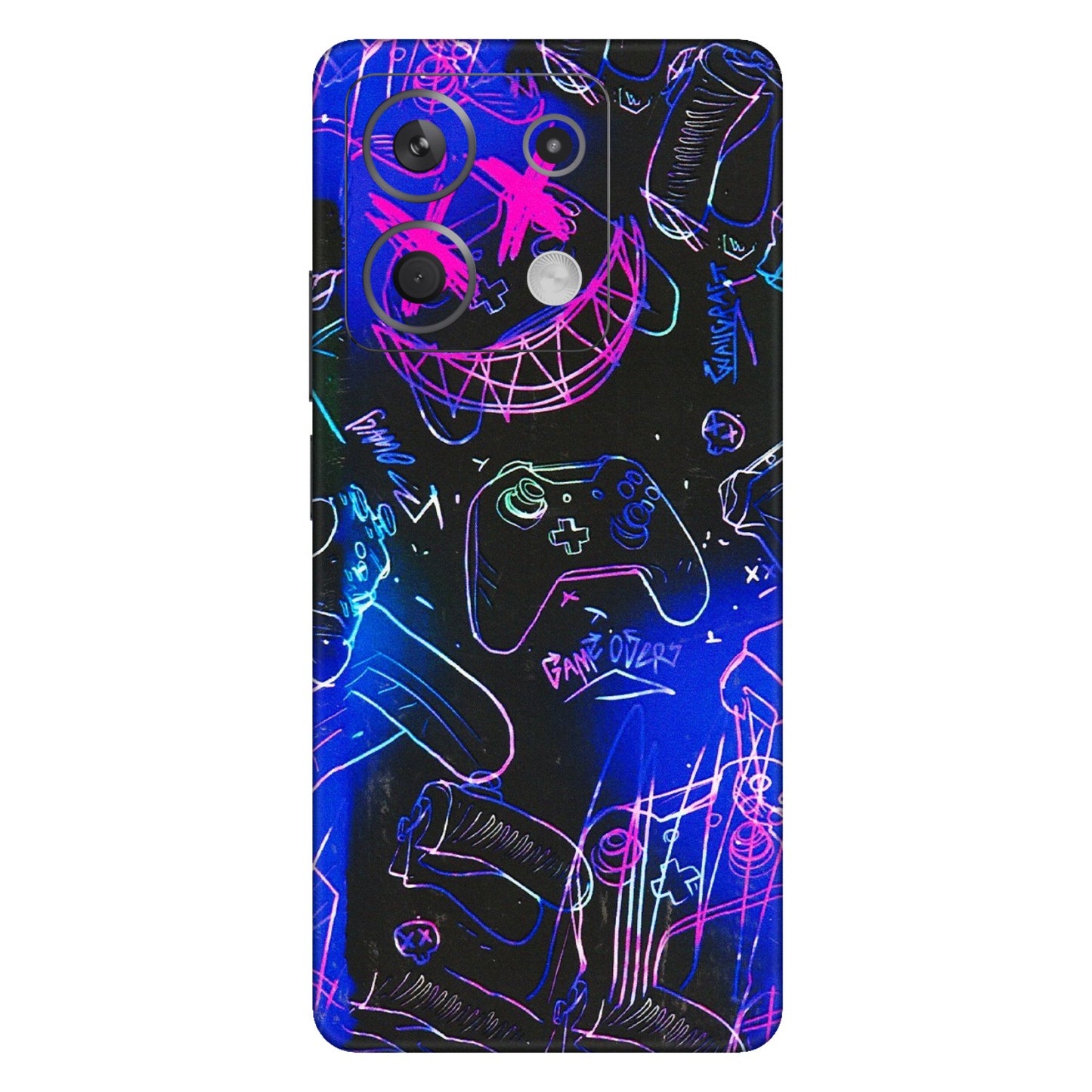 Xiaomi Redmi Phone Skins (All Models) - Gamers Paradise - 3D Embossed Finish (L-258) Redmi Note 13 5G
