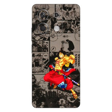 Xiaomi Redmi Phone Skins (All Models) - One Piece Rocket Punch Manga - 3D Embossed Finish (L-25) Redmi Note 13 5G