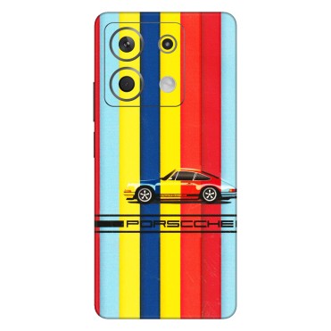 Xiaomi Redmi Phone Skins (All Models) - Multicolour Porche - 3D Embossed Finish (L-39) Redmi Note 13 5G