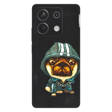 Xiaomi Redmi Phone Skins (All Models) - Puppy N Hoodie - 3D Embossed Finish (L-90) Redmi Note 13 5G