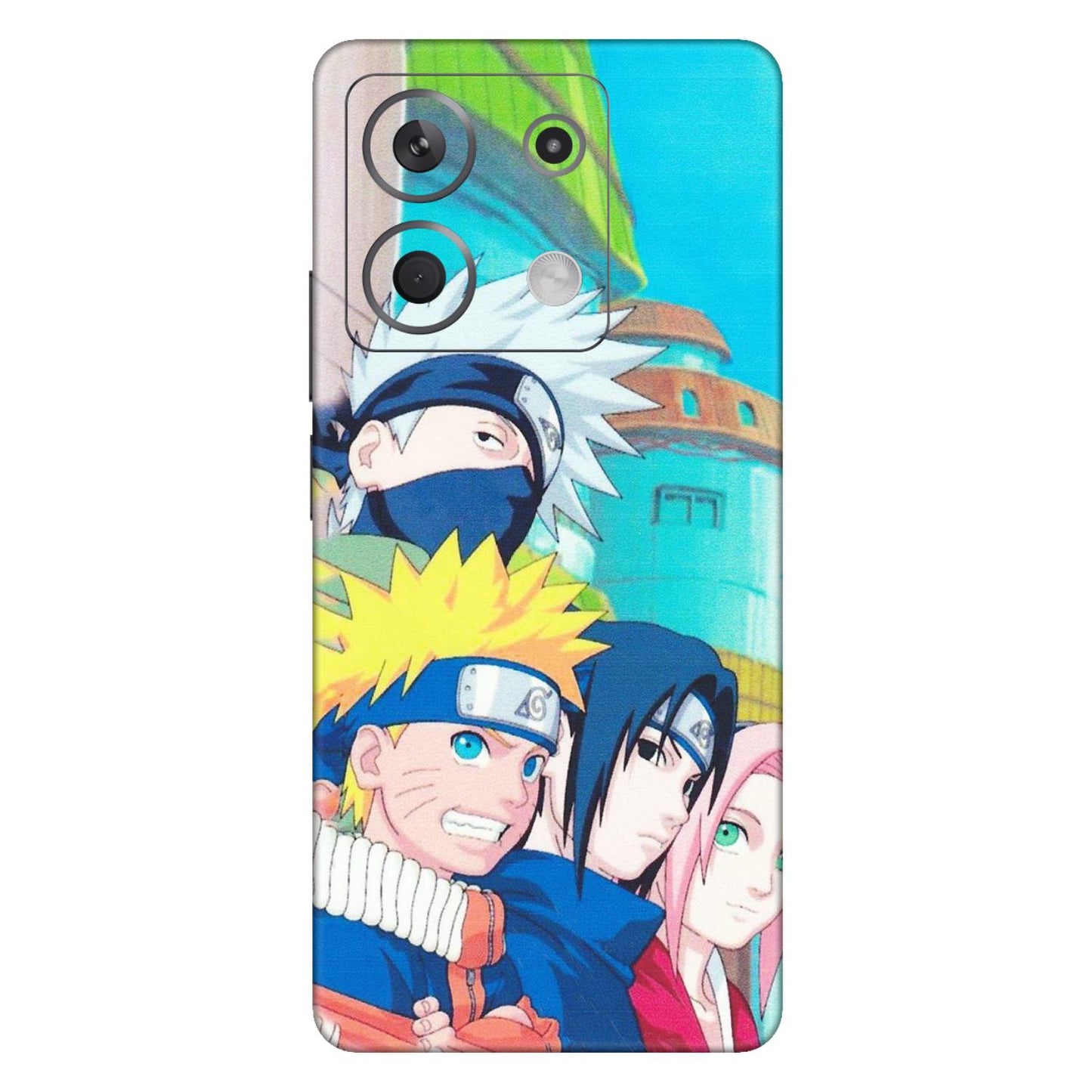 Xiaomi Redmi Phone Skins (All Models) - Team Minato And Kakashi - Matte Finish (M-101) Redmi Note 13 5G