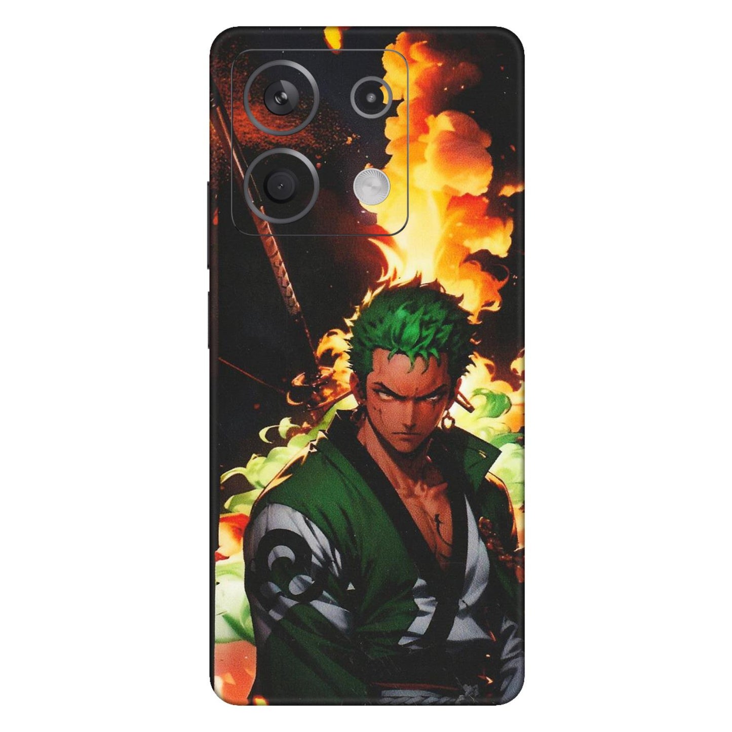 Xiaomi Redmi Phone Skins (All Models) - Roronoa Zoro - Matte Finish (M-102) Redmi Note 13 5G