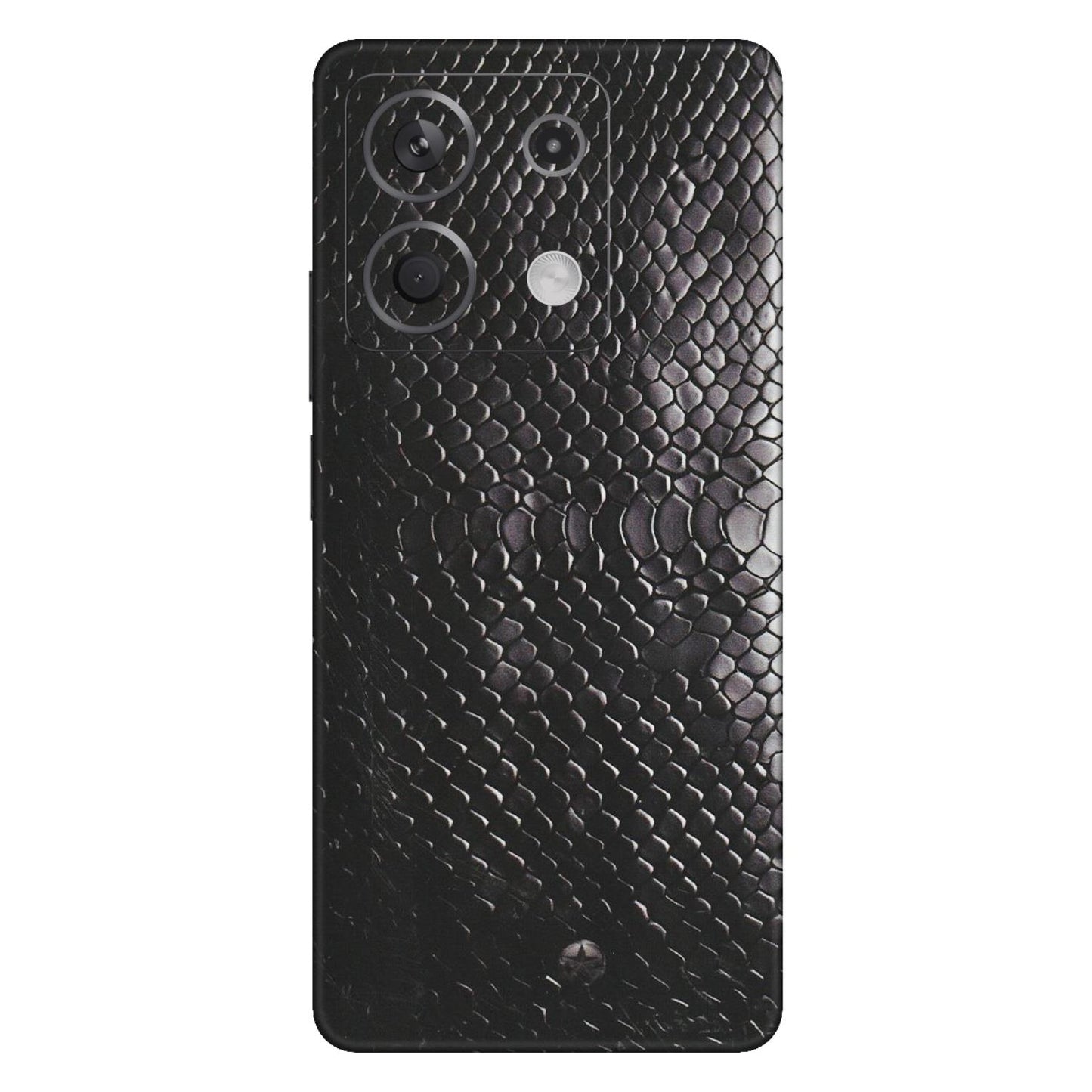 Xiaomi Redmi Phone Skins (All Models) - Black Snack Leather - Matte Finish (M-147) Redmi Note 13 5G