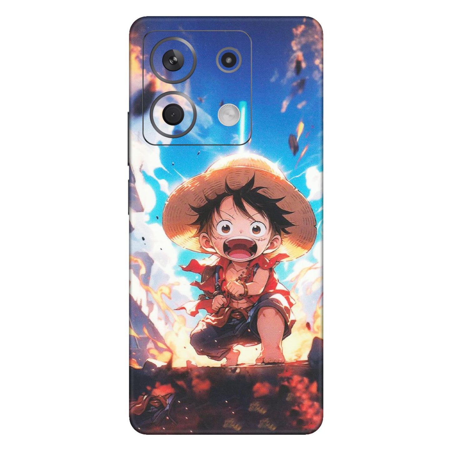 Xiaomi Redmi Phone Skins (All Models) - Toon One Piece Cute Character - Matte Finish (M-35) Redmi Note 13 5G