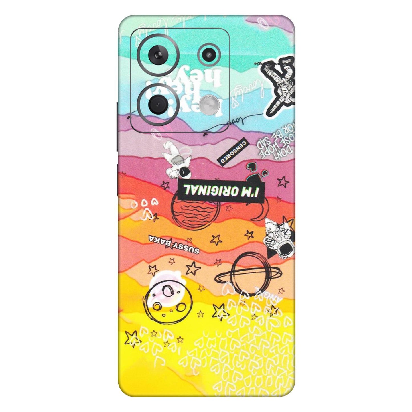 Xiaomi Redmi Phone Skins (All Models) - The Original Astronaut - Matte Finish (M-79) Redmi Note 13 5G