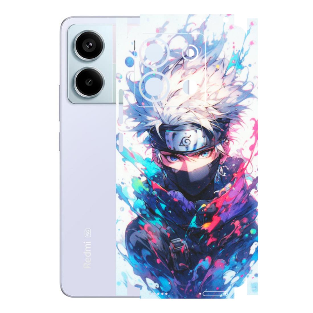 Xiaomi Redmi Phone Skins (All Models) - Naruto Face Mask - Matte Finish (M-03) Redmi Note 13 Pro 5G