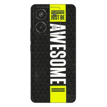 Xiaomi Redmi Phone Skins (All Models) - Just Be Awesome - 3D Embossed Finish (L-101) Redmi Note 13 Pro 5G