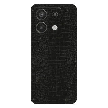 Xiaomi Redmi Phone Skins (All Models) - Snake Leather Black - 3D Embossed Finish (L-107) Redmi Note 13 Pro 5G