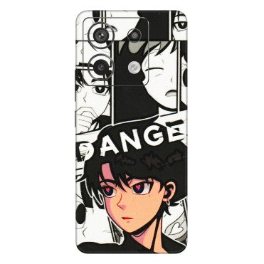 Xiaomi Redmi Phone Skins (All Models) - Danger Anime - 3D Embossed Finish (L-155) Redmi Note 13 Pro 5G