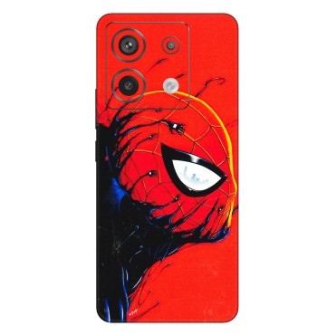 Xiaomi Redmi Phone Skins (All Models) - Spiderman Face Venom - 3D Embossed Finish (L-165) Redmi Note 13 Pro 5G