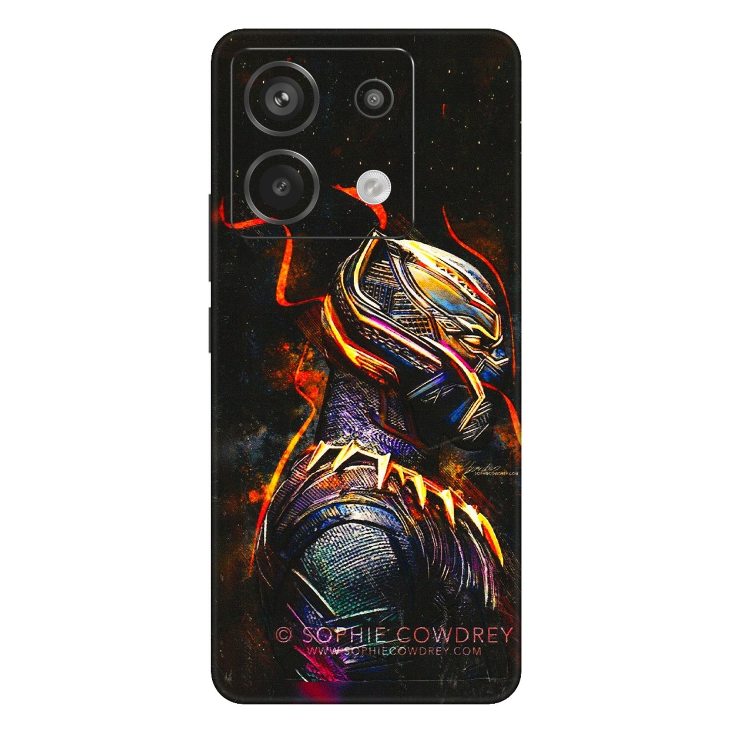 Xiaomi Redmi Phone Skins (All Models) - Black Panther - 3D Embossed Finish (L-190) Redmi Note 13 Pro 5G