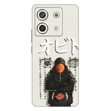 Xiaomi Redmi Phone Skins (All Models) - Obito Anime Eye - 3D Embossed Finish (L-19) Redmi Note 13 Pro 5G