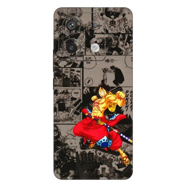 Xiaomi Redmi Phone Skins (All Models) - One Piece Rocket Punch Manga - 3D Embossed Finish (L-25) Redmi Note 13 Pro 5G