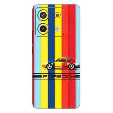 Xiaomi Redmi Phone Skins (All Models) - Multicolour Porche - 3D Embossed Finish (L-39) Redmi Note 13 Pro 5G